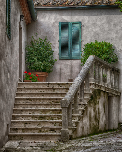 Stairs at Lucignano