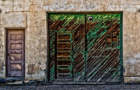 Behind the Old Green Doors